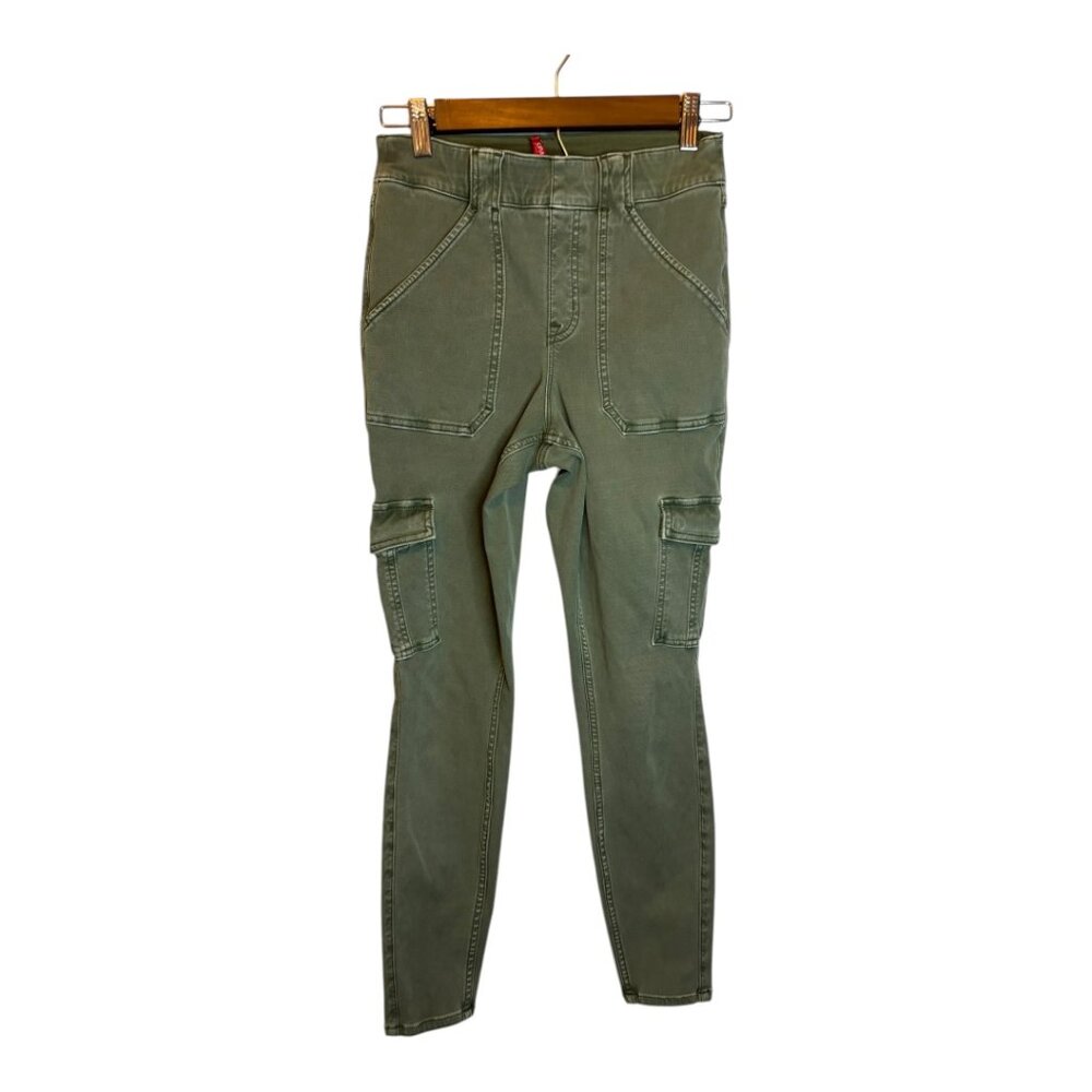 SPANX Olive Green Cargo Skinny Pants